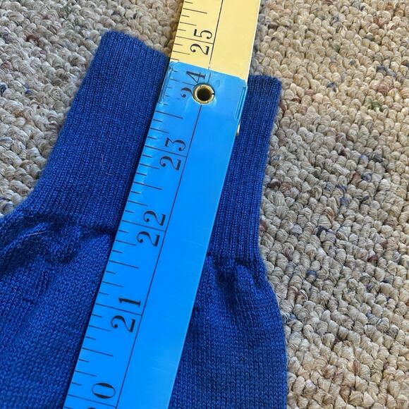 Brunella Gori Italia Sweater Men XL Merinowool Blue VNeck Pullover Luxury Preppy - Picture 3 of 9